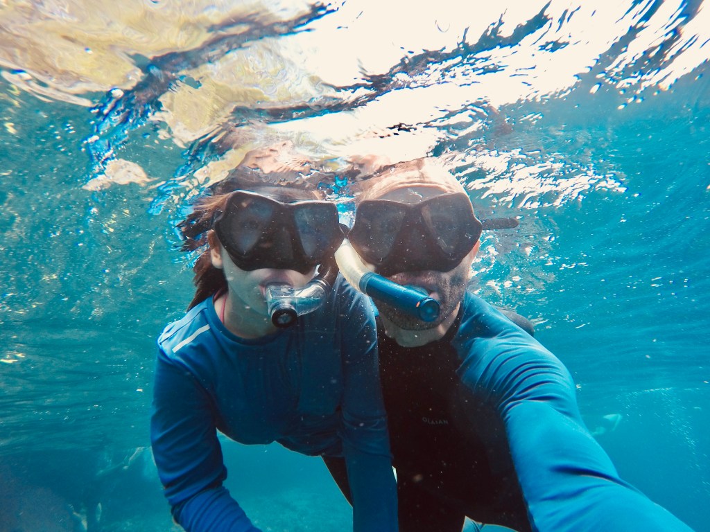 Snorkeling duo